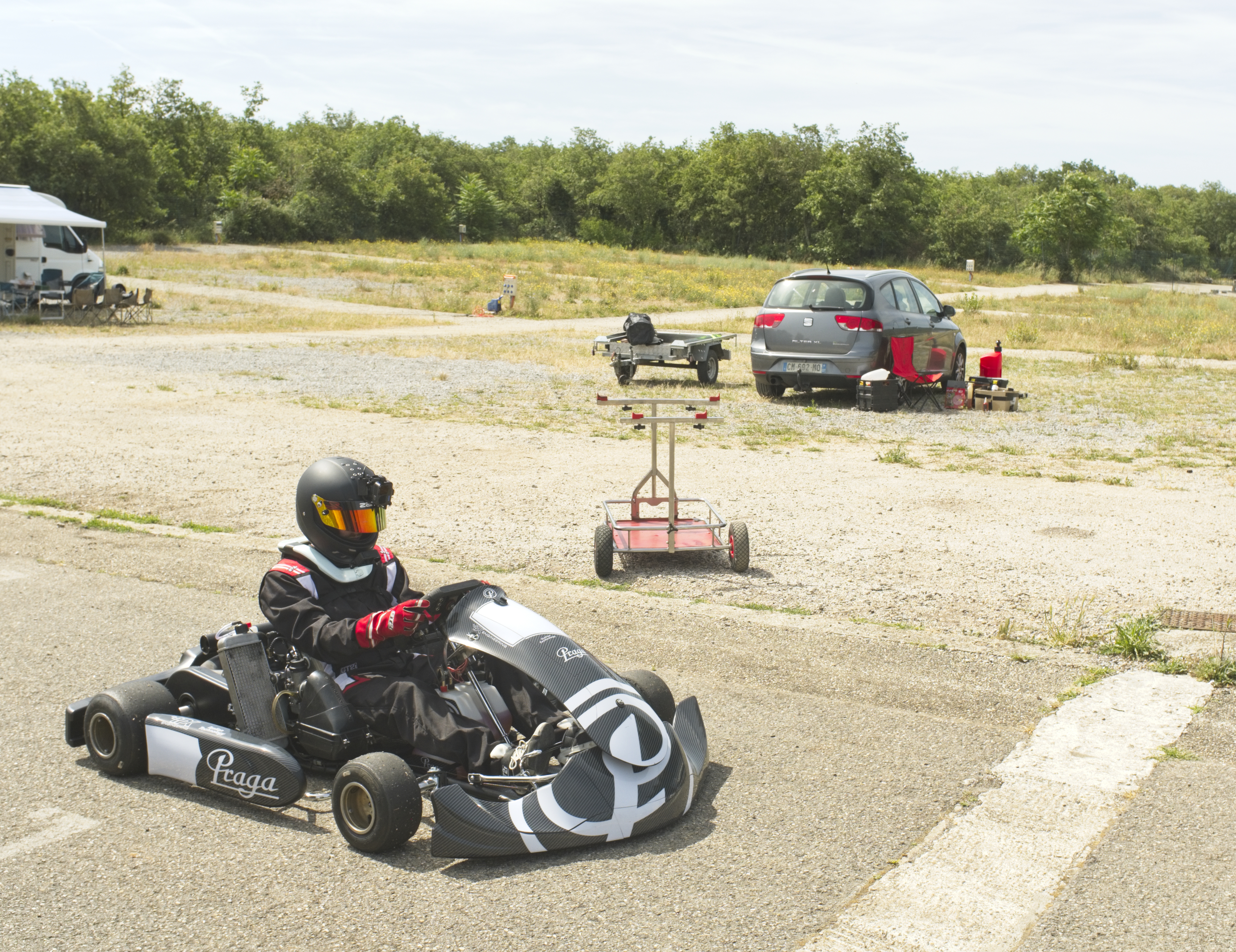 Châssis Praga Dark de Mat en Kart